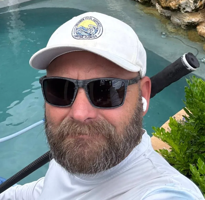 Rob Venero, owner of On Deck Pool Service, Jupiter FL